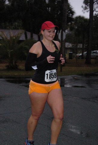 I'm just so thrilled to be running in the rain again.